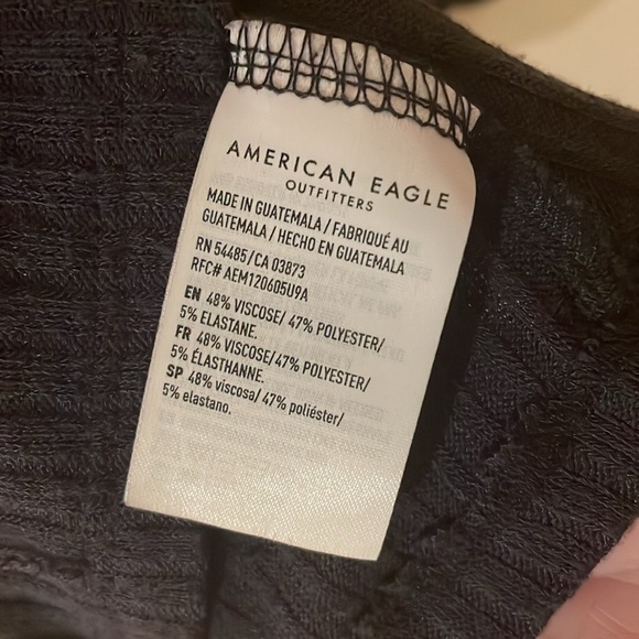 American Eagle Navy Blue Tank Top with Button-up Front - Picture 7 of 8